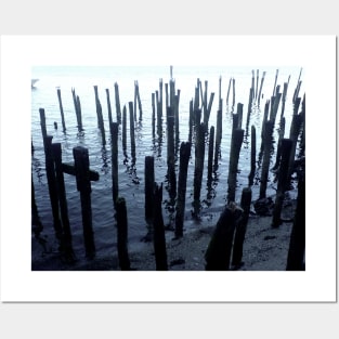 North End Waterfront Pier Remnants Posters and Art